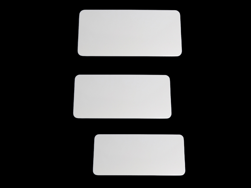 Flat rectangular plate