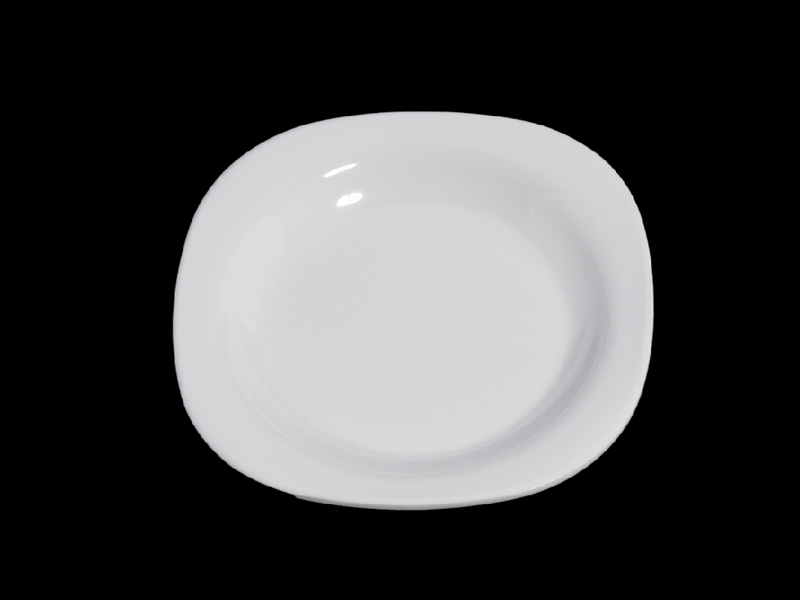 Four round plate