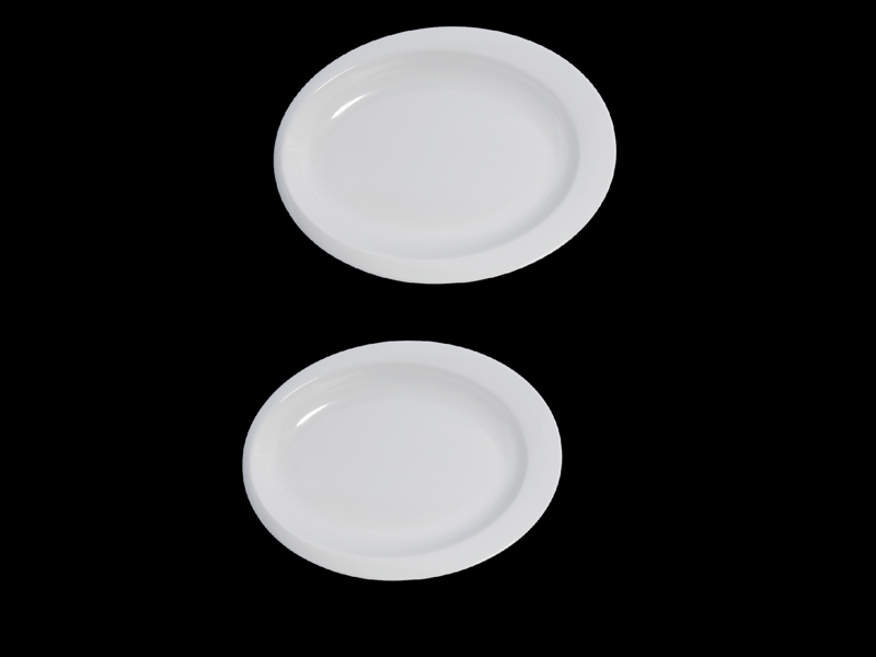 Oval plate